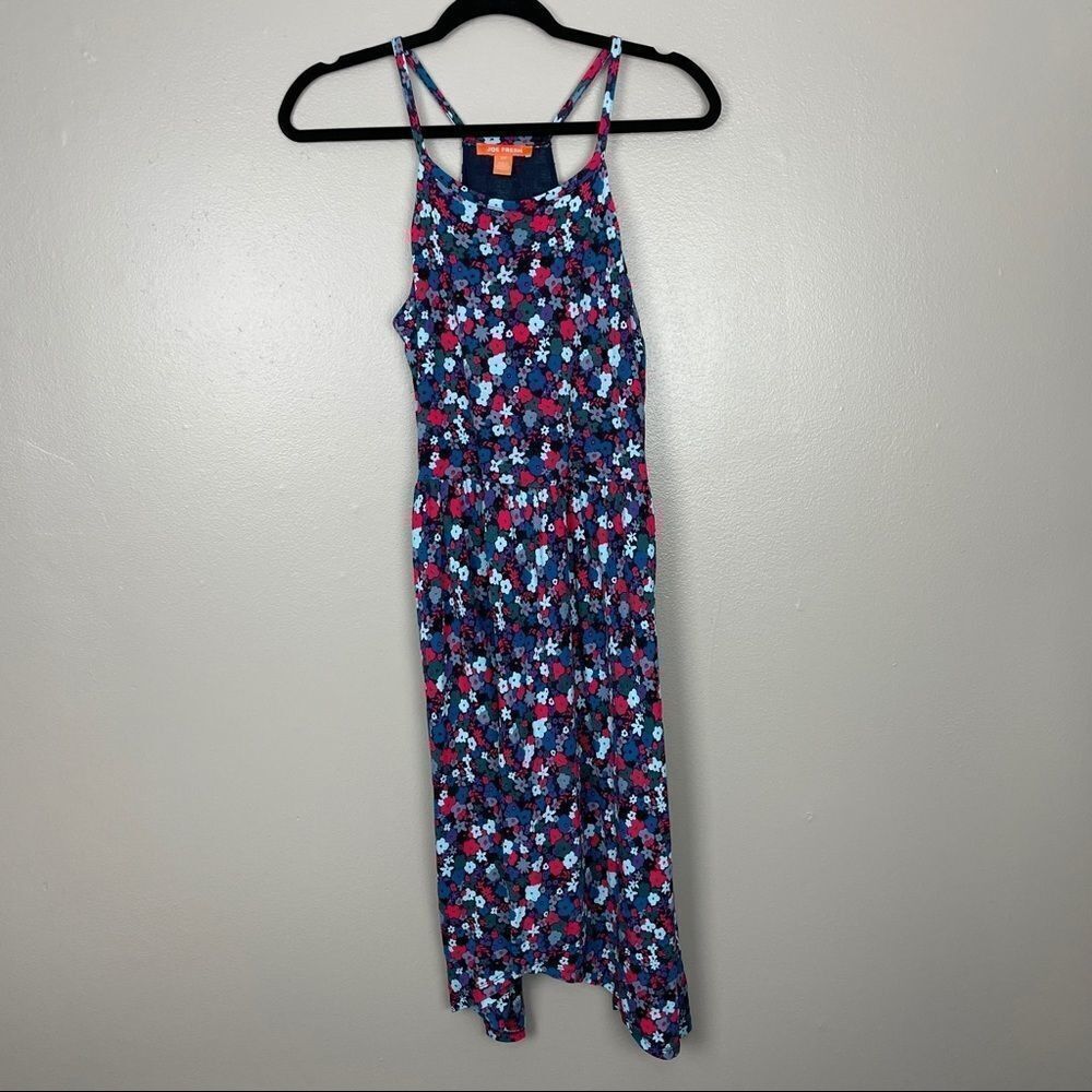 Joe Fresh Colorful Floral Midi Tank Dress